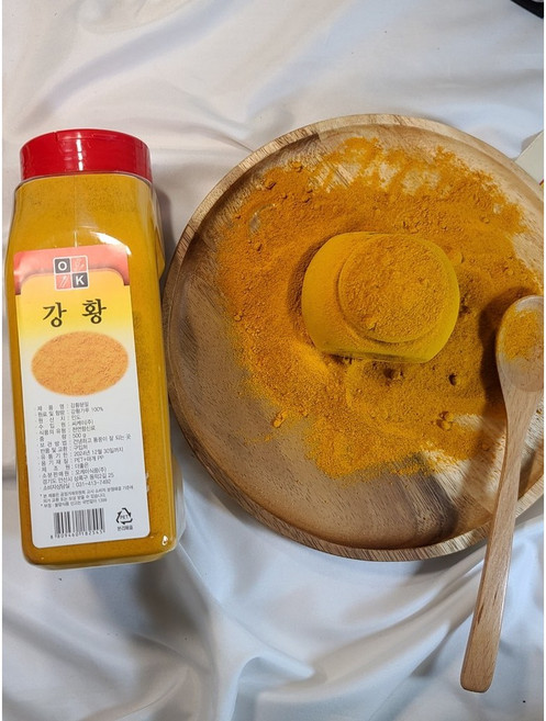 [쉐프 추천] 특A급 강황가루 자연산 강황 차 커큐민 분말 대용량, 500g, 1개
