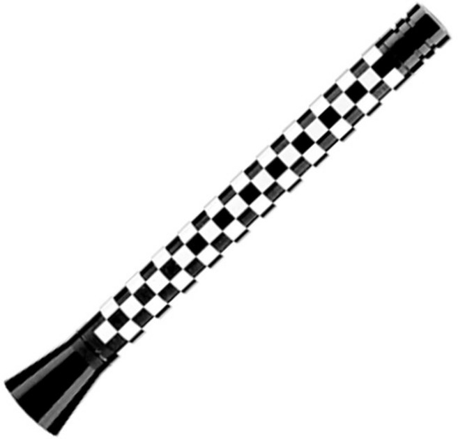 차량용 자동차 유니언잭 튜닝안테나 안테나볼, 블랙화이트대