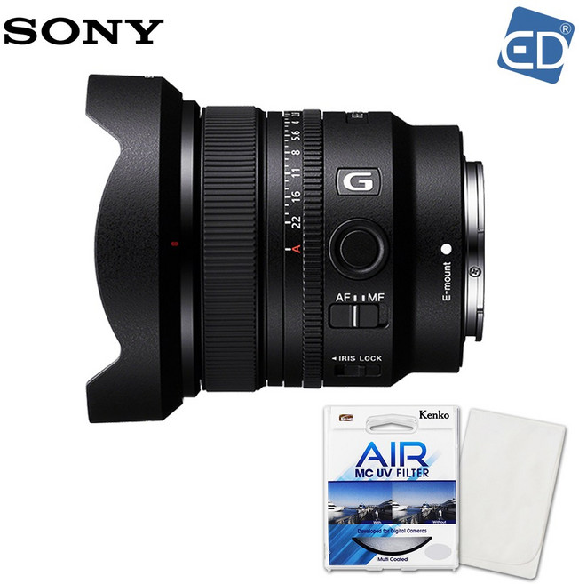 [소니정품] FE 16mm F1.8 G / SEL16F18G +켄코필터 + 포켓융 ED, 소니 FE 16mm F1.8 G (SEL16F18G)