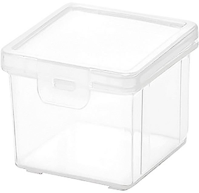 클리어 투명 수납함 문구 화장품 정리함 (소), 1개