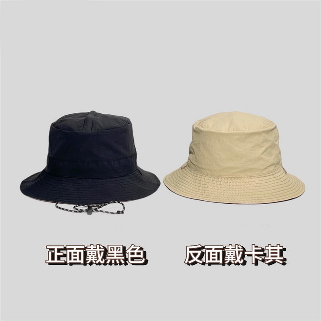 雙面漁夫帽 速乾防水 戶外遮陽登山帽