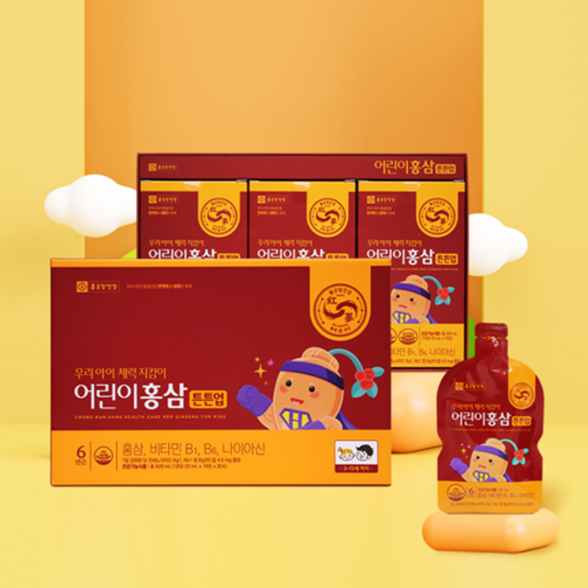 (무료배송) 종근당 어린이홍삼 플러스 B 20ml x 30포, 30회분, 1개