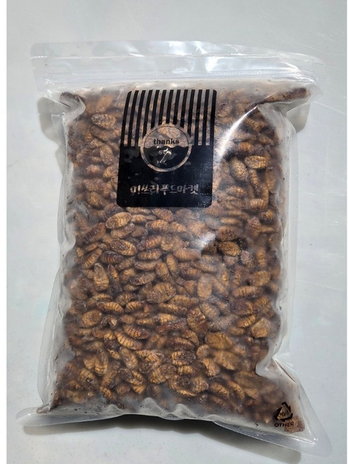 냉동 고단백 프리미엄 번데기 다이어트 추억의음식 길거리간식, 1kg, 2개