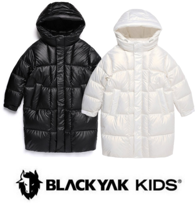 [백화점 매장판] 블랙야크 키즈 글로시 롱다운 남아옷 여아옷 겨울 다운패딩 다운점퍼 패딩점퍼 패딩자켓 롱기장 덕다운 오리털 겨울패딩 남아패딩 여아패딩 아동패딩 주니어패딩