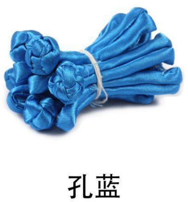 傳統服飾盤扣 釦子, 孔藍
