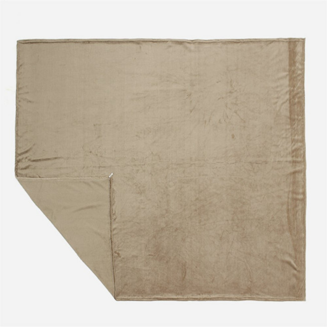 생활의 미쁨 기분좋은 몽글함 극세사 이불담요 브라운 보온담요