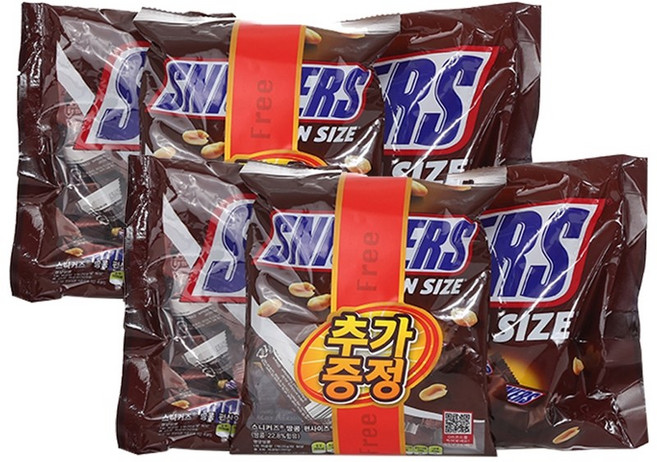 늘바름 Mars 스니커즈 펀 사이즈500g+160g 증정 x 2개, 1.32kg