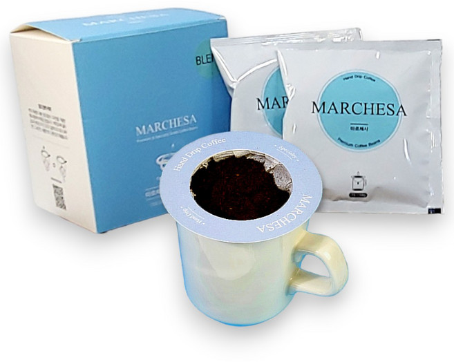 마르체사 원두8종 드립백 커피 융드립, 105g, 7개입, 7. 디카페인 콜롬비아, 1박스