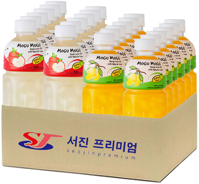 (서진프리미엄) 모구모구 2종혼합(사과+망고) 320mlx24ea, 320ml