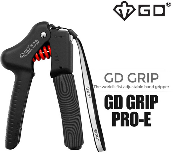 GD grip PRO-E 악력기 8kg~36kg/강약조절악력기 근력, 1개