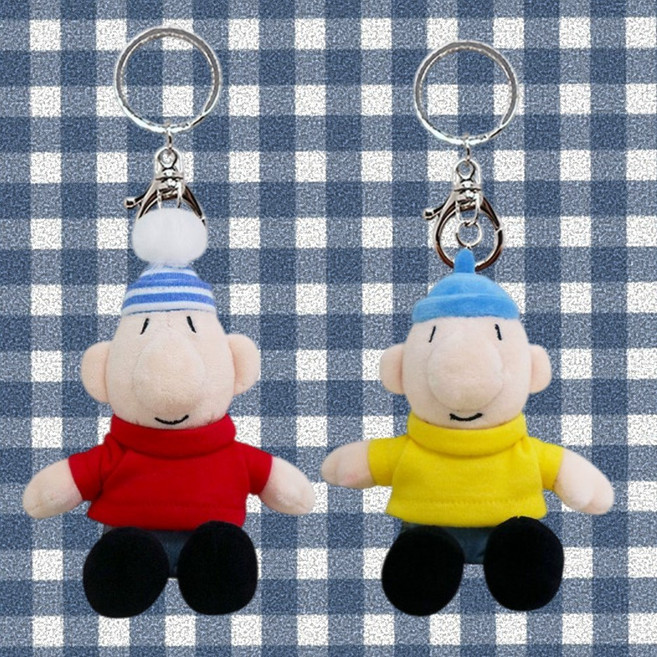 패트와매트 인형 키링 12cm 빈티지 백참 가방고리 캐릭터