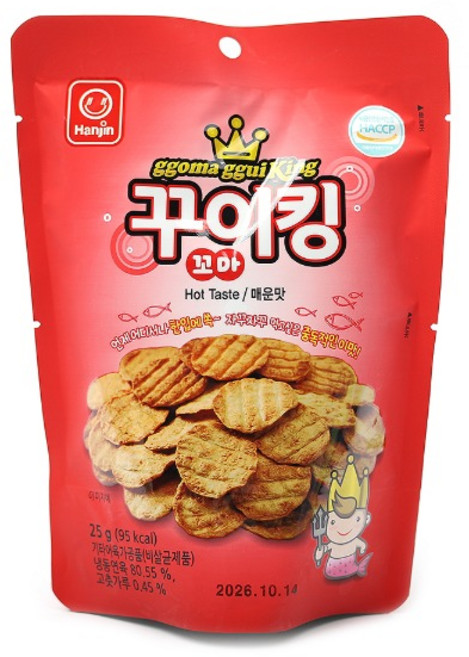한진) 꼬마꾸이킹 매운맛 25g (1묶음 10개입), 1