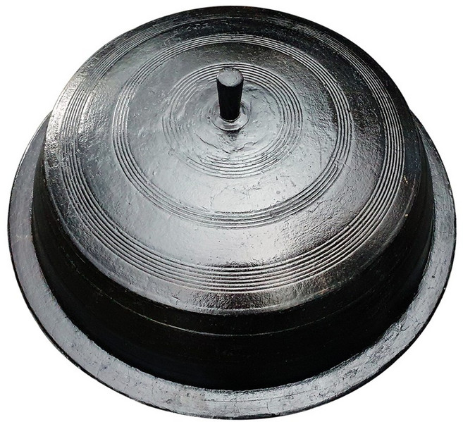 전통 주물 대형 무쇠솥 길들이기후 출고 국산 가마솥, 선택03:길들인 대형가마솥44cm_중심56, 1개