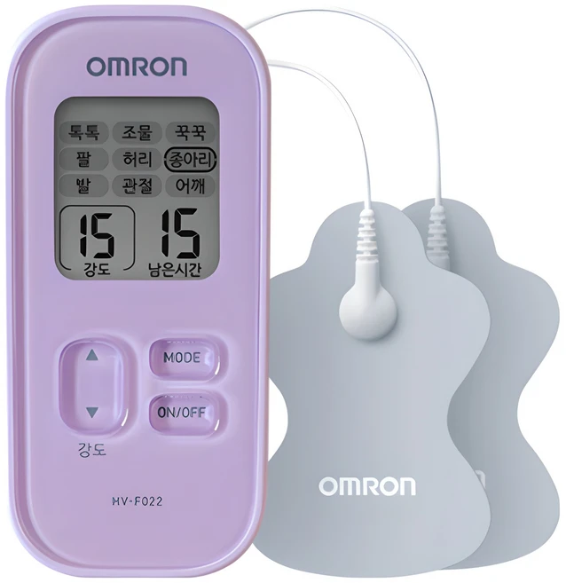 오므론 개인용 저주파 마사지기, HV-F022-V, 혼합색상 - 쿠팡