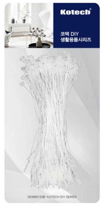 (주)코텍스 택끈5 의류 라벨 가격표 고정, 1개