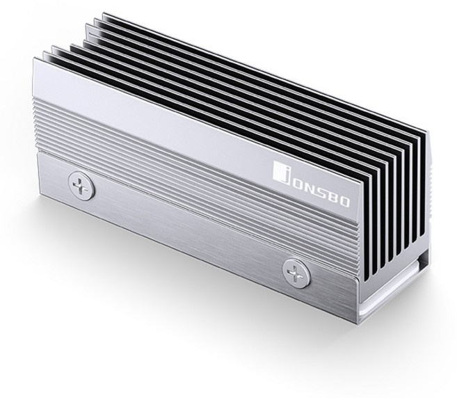 (JONSBO) M201 SSD HEATSINK 방열판 (실버), 1개, 실버