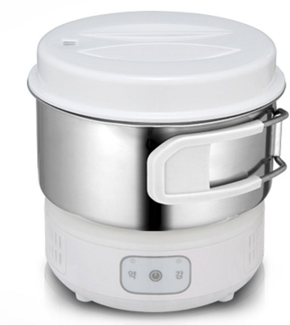 매직쉐프 인덕션 쿠커 캠핑 여행용 라면포트 멀티쿠커 미니 1구 야외 프리볼트, 화이트