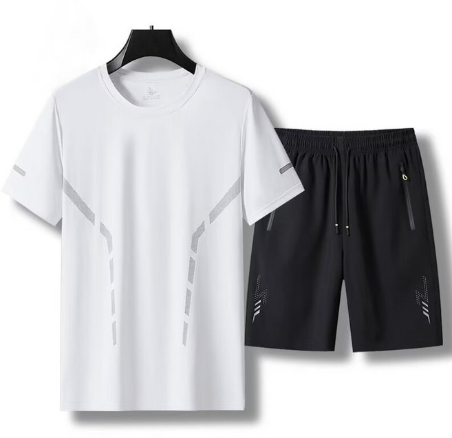 UPPERCUT 여름 운동복 반팔 트레이닝복 세트 퀵드라이 쿨링 러닝복 헬스 테니스복 탁구복 단체복 남녀공용