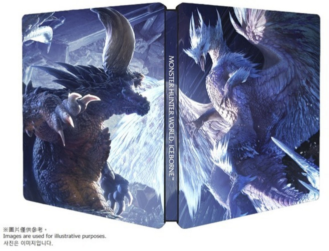 몬스터헌터 월드 아이스본 PS4/중고 스틸 스틸케이스