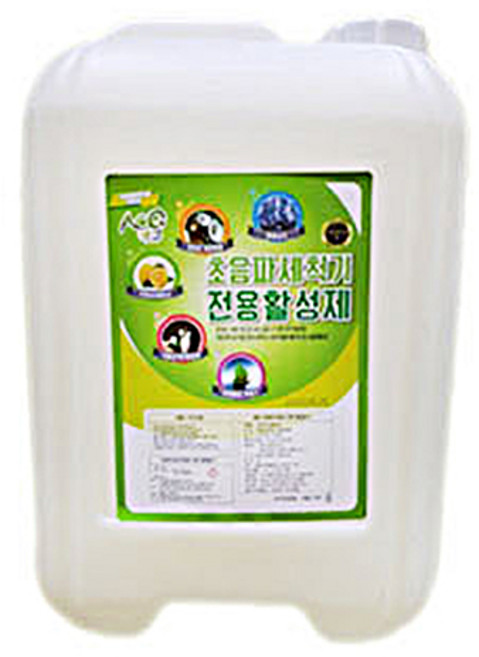 액큐 초음파식기세척기세제 14L 대용량 말통 업소용 초음파세제, 1개