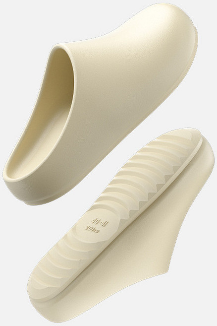 UOPO 廚師鞋 男女款 防滑防水涼拖鞋, 卡其,37-38