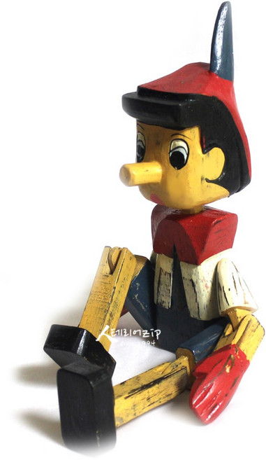 인테리어zip z 22cm 빈티지 피노키오 관절인형 인테리어소품 목각인형 미니어쳐