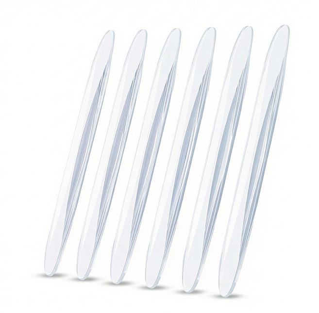 니즈팩 티안나는 자동차 문콕방지 실리콘 도어가드, 6개, 투명