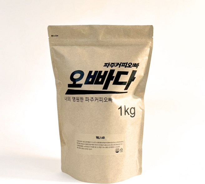 원두 케냐 AB 1kg, 1개, 홀빈(분쇄안함)