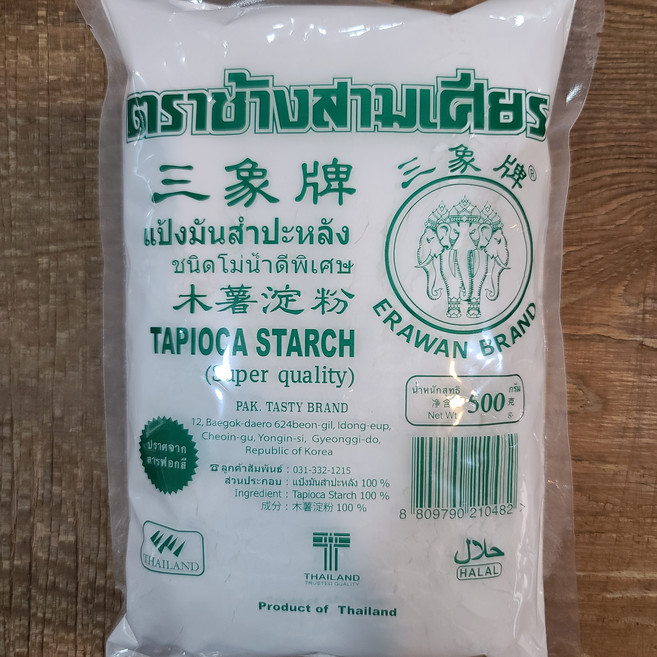 타피오카 전분 파우더 100% Tapioca starch worldfood, 1개, 500g