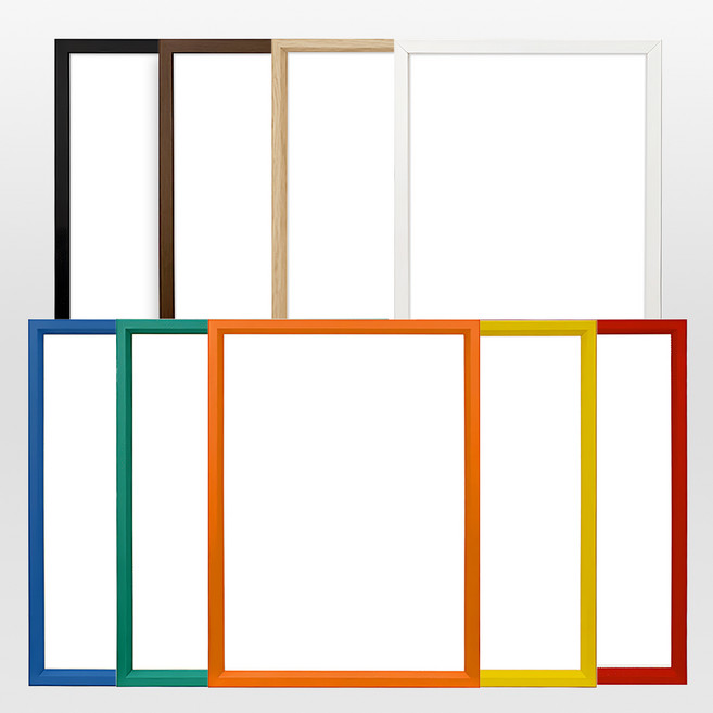 액자365 맞춤액자 주문제작 스케치북 포스터액자 포토 우드 사선 18mm 액자 프레임, 1개, 우드 사선 18mm 내추럴