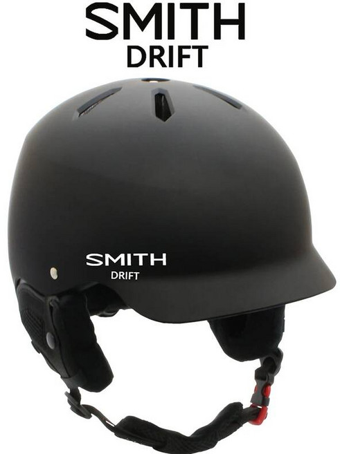 SMITHDRIFT 스미스 드리프트 스키 헬멧 경량 조절 가능 통기성 충격 방지 방풍 따뜻, 01. 중, 01. 검은색