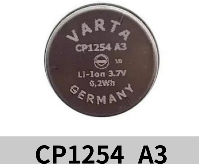 CP1254 A3 갤럭시버즈(SM-R170) 버즈라이브(SM-R180) TWS 블루투스 이어폰 소니 WF-1000XM3 이어버드 배터리 건전지 셀프교체 VARTA, 1개