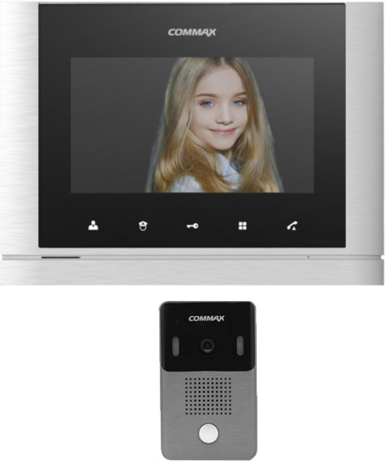 코맥스 비디오폰 CAV-700MB 디지털 480시스템연동 현관카메라포함, 코맥스CAV-700MB//DRC-4Y(A구역설치)