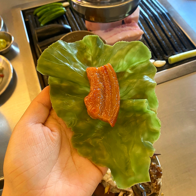 스모모스튜디오 상추 삼겹살 헤어핀 세트