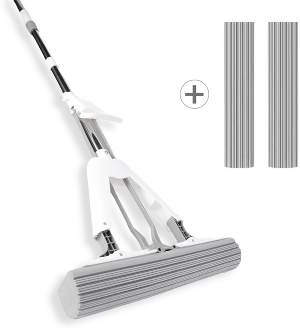 아뜰라임화이트 먼지흡수 펄프청소기 밀대걸레 리필패드세트, 1세트