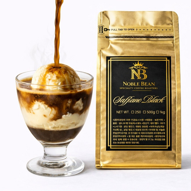 노블빈 다크초코 에스프레소 블렌드 원두 커피, 1개, 500g, 홀빈(분쇄안함)