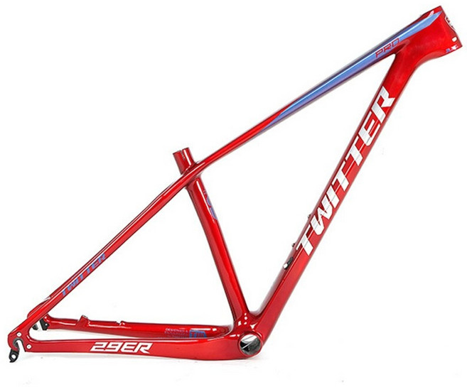 자전거 픽시프레임 포크 29 카본 풀 서스펜션 마운틴 프레임 프레임 여행 하이 모듈러스 카본 프레임 쓰루 액슬 29 1529 17 인치, 부속품, 1개