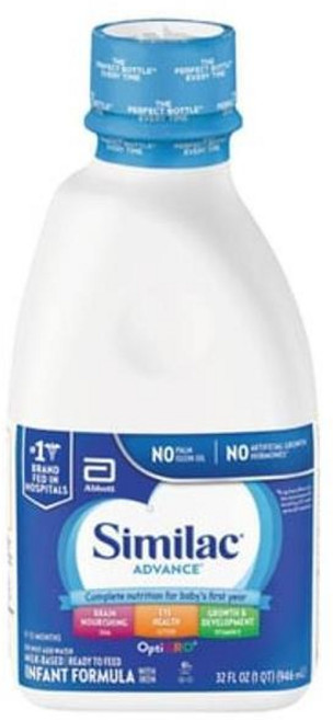 씨밀락 어드밴스 인펀트 포뮬러 + 철분 액상 영아 분유 946ml, 1개