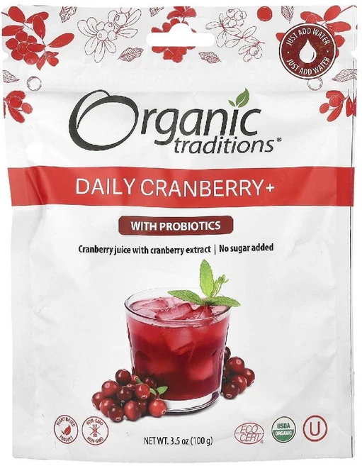 Traditions Daily Cranberry+ With Probiotics 3.5 oz (100 g), 1개 - 쿠팡