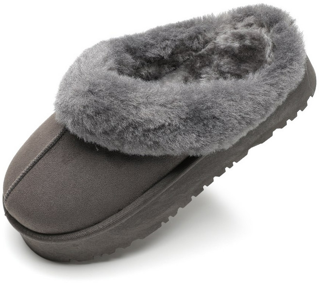 페이퍼플레인 여성 겨울신발 털슬리퍼 털실내화 키높이 겨울슬리퍼 털신 방한화 PP1564