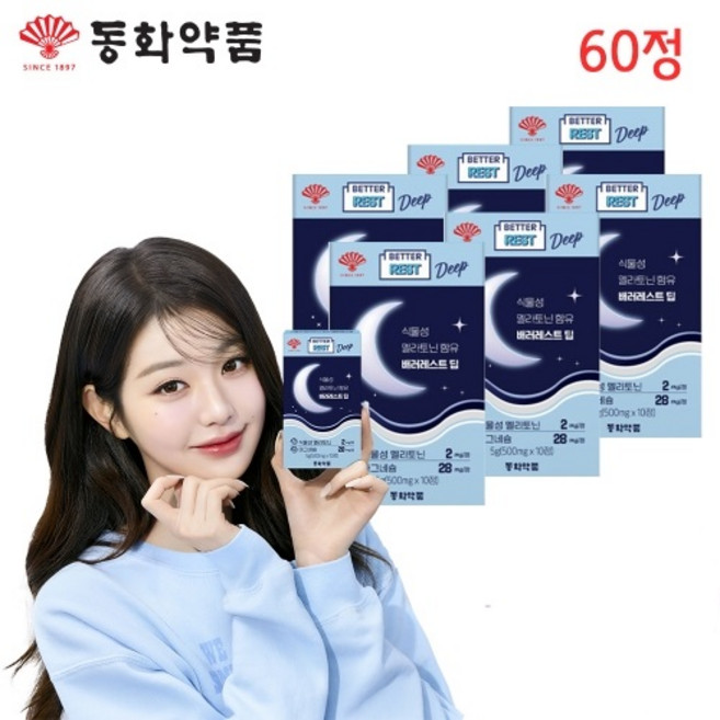 CG 배러레스트 딥 식물성 멜라토닌 함유 10정/6박스, 18박스, 10정