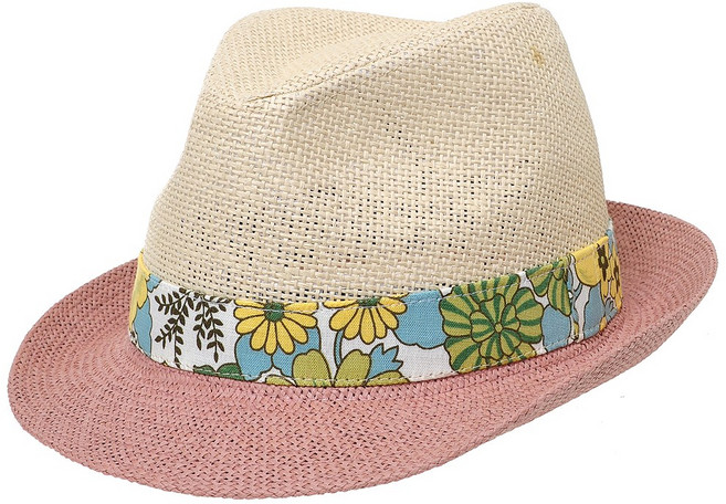 BCF010.꽃밴드 지사 중년남성 페도라 중절모 봄 여름 신사 외출 모자