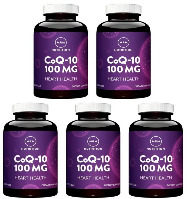 엠알엠 코큐텐 100MG 하트 헬스 120정, 5개 - 쿠팡