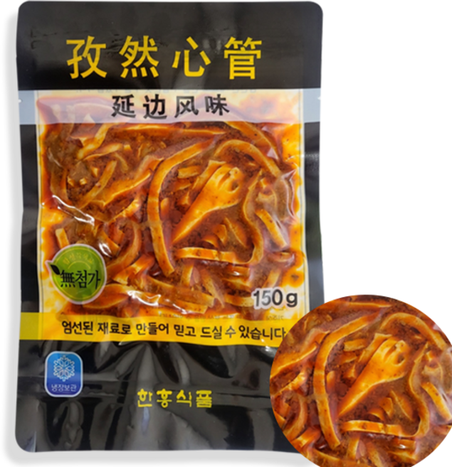 홍홍 중국식품 즈란심관 소심관 중국반찬 안주, 150g, 1개