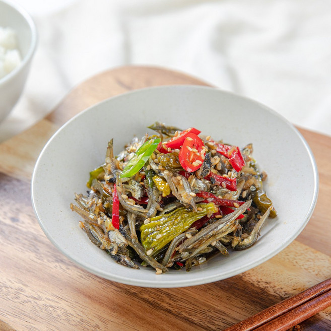 백년찬방 꽈리간장 멸치볶음 수제 가정식 반찬, 1개, 230g