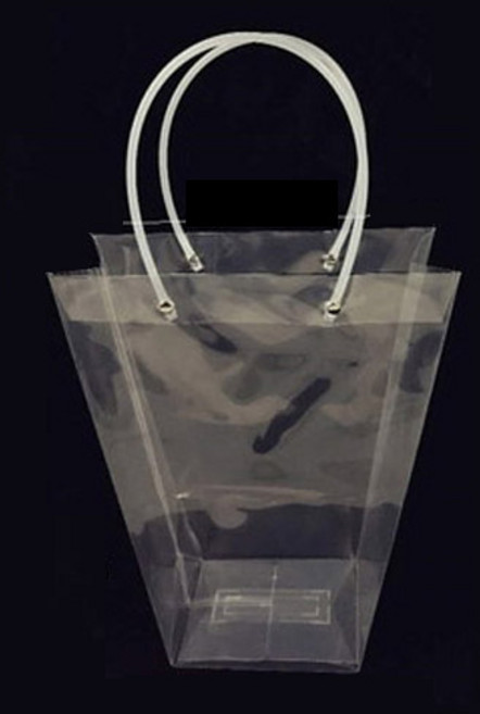 투명 화분 플라워 포장 손잡이 쇼핑백 10P, 10장