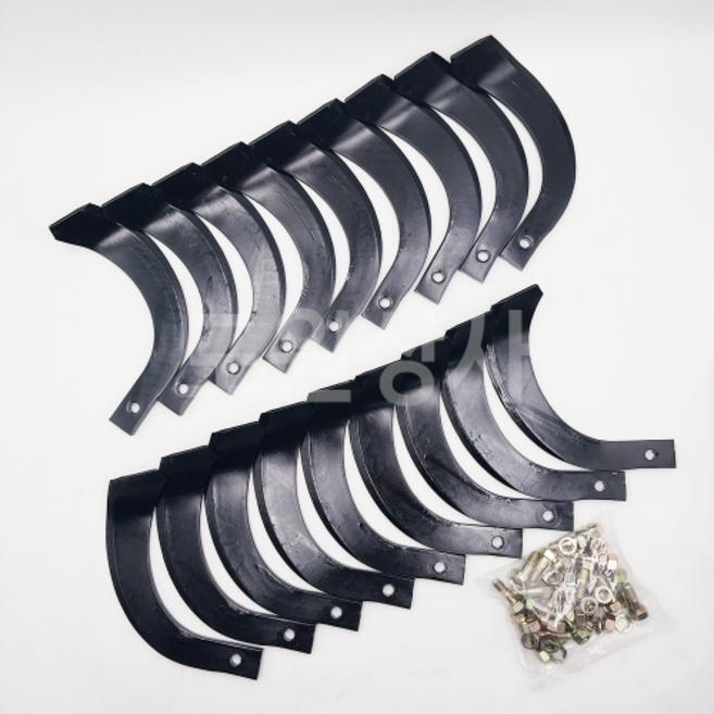 대동 경운기 부품 로타리날 경운도 1구 좌우세트 18개 볼트포함