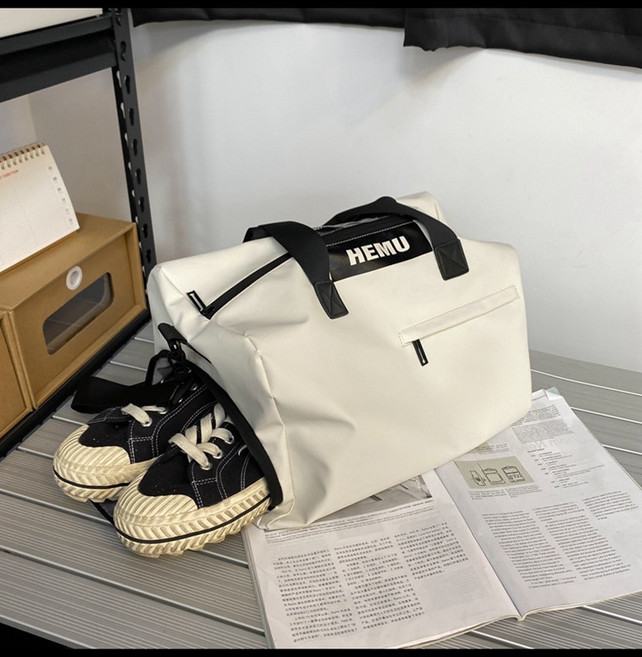 트래블보스턴백 골프테니스가방 대용량스포츠가방 신발수납 생활방수, one size, 베이지