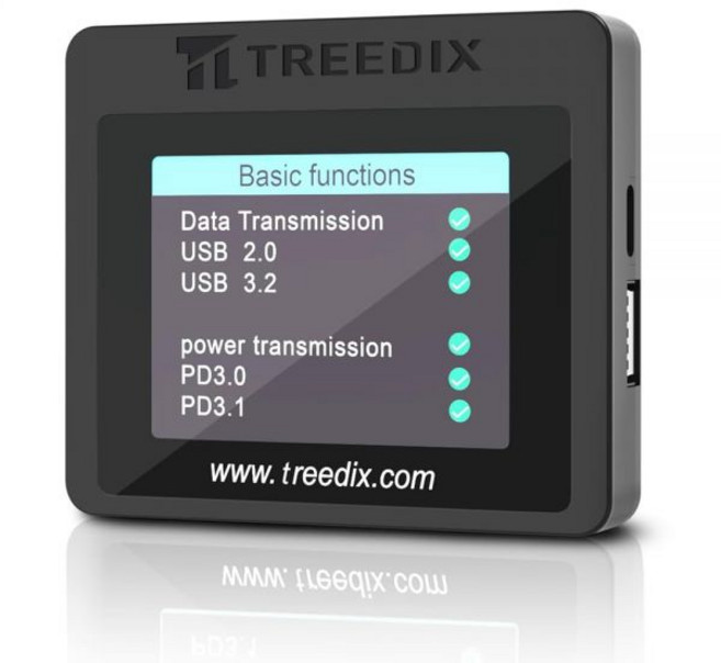 USB케이블체커 테스트기 단선/저항값/기능/eMarker 검지 Type-C Micro-B Mini-B Lightning 지원, 1개