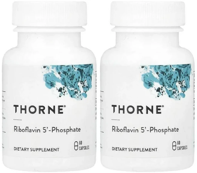 1+1[무료배송] 쏜리서치 리보플라빈5 인산 60 캡슐, 2개, 60정 - 쿠팡